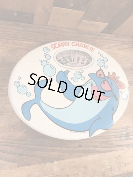 チャーリーザツナ　ビンテージ　体重計　企業キャラクター　70年代