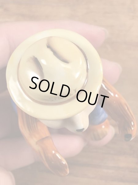 スモーキーベア　ビンテージ　セラミックフィギュア　企業キャラクター　50年代