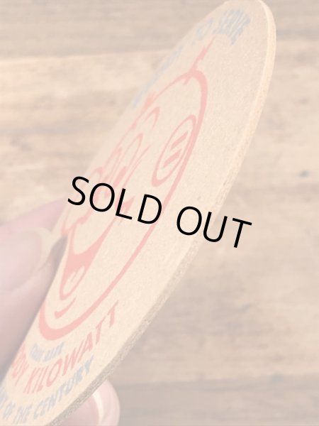 レディキロワット　ビンテージ　コースター　アドバタイジングキャラクター　企業物