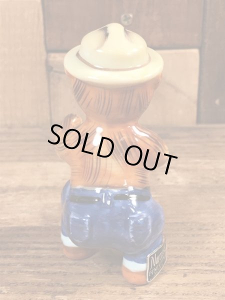 スモーキーベア　ヴィンテージ　陶器フィギュア　アドバタイジングキャラクター　企業物