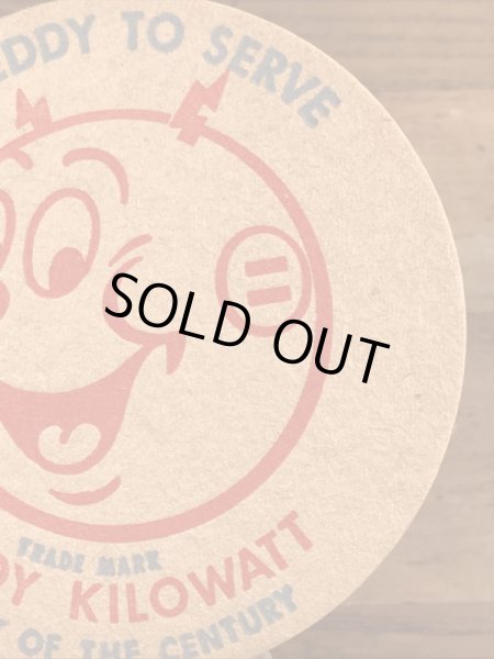 レディキロワット　ヴィンテージ　コースター　企業キャラクター　50~60年代