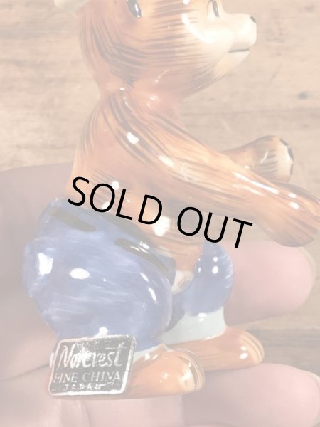 スモーキーベア　ヴィンテージ　陶器フィギュア　アドバタイジングキャラクター　企業物