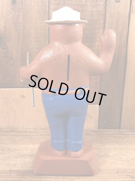 スモーキーベア　ヴィンテージ　貯金箱フィギュア　アドバタイジングキャラクター　企業物