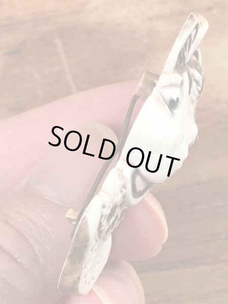 ボーデン　ヴィンテージ　ブローチ　企業キャラクター　エルシー