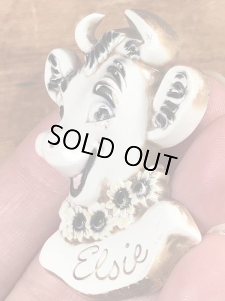 ボーデン　ヴィンテージ　ブローチ　企業キャラクター　エルシー