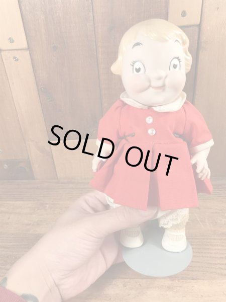 キャンベルスープ　ヴィンテージ　陶器製人形　企業キャラクター　企業物