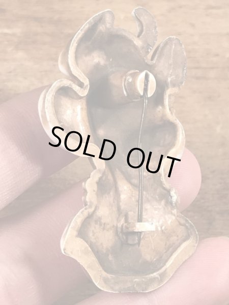 ボーデン　ヴィンテージ　ブローチ　企業キャラクター　エルシー