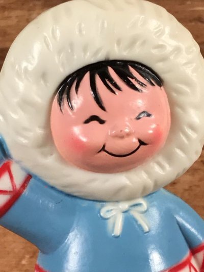 画像1: Li'l Eskimo Baking Soda Holder　リルエスキモー　ビンテージ　フィギュア　容器　80年代