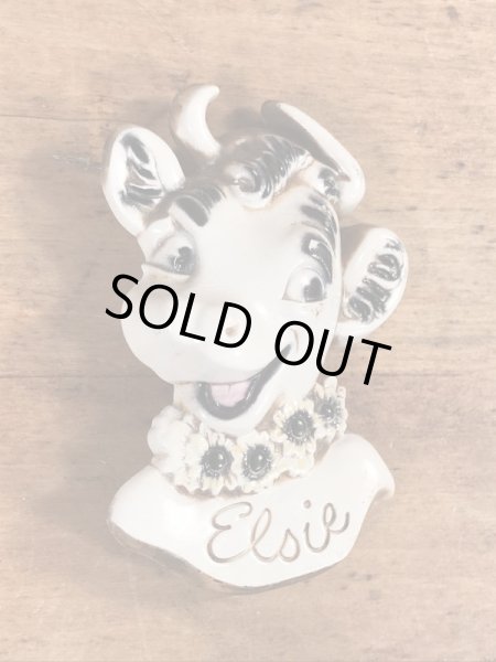 エルシー　ビンテージ　バッジ　アドバタイジングキャラクター　企業物