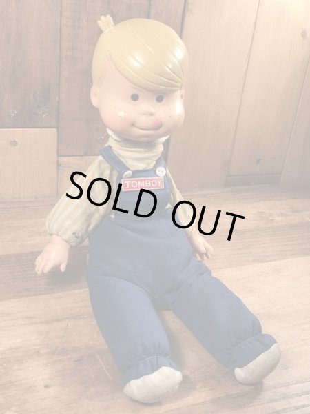 トムボーイ　ビンテージ　ビーンバッグドール　アドバタイジングキャラクター　企業物