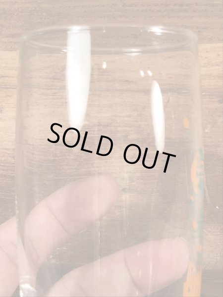 ファンタオレンジ　ビンテージ　グラス　企業キャラクター　60年代