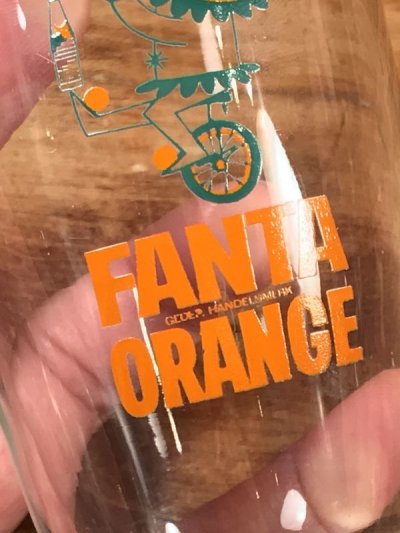 画像2: Fanta Orange “Unicycle” Glass　ファンタオレンジ　ビンテージ　グラス　ガラスコップ　60年代