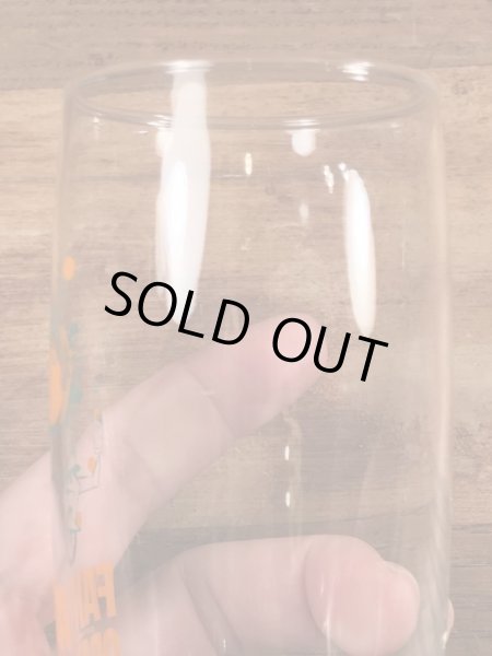 ファンタオレンジ　ビンテージ　グラス　企業キャラクター　60年代