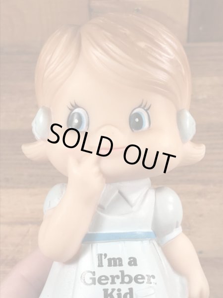 ガーバーキッド　ビンテージ　スクイーズドール　企業キャラクター　ソフビ人形