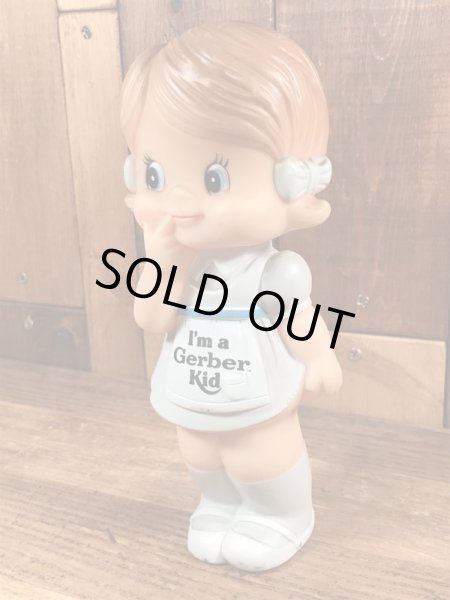 ガーバーキッド　ヴィンテージ　ソフビフィギュア　アドバタイジングキャラクター　企業物