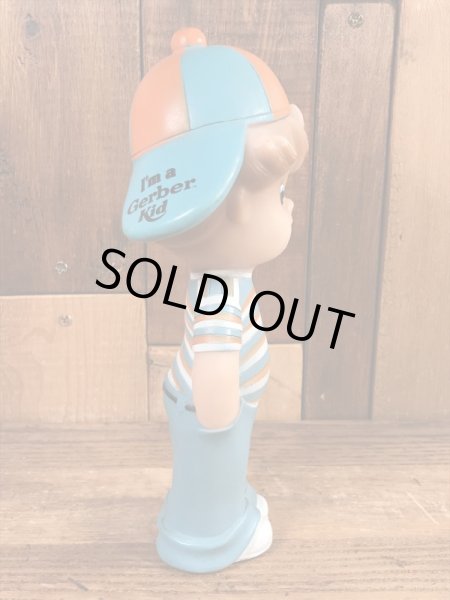 ガーバーキッド　ビンテージ　スクイーズドール　企業キャラクター　ソフビ人形　80年代