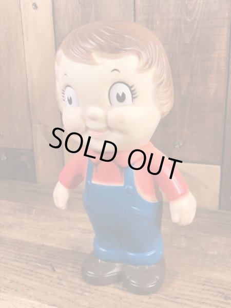 キャンベルスープ　ヴィンテージ　ソフビ人形　企業キャラクター　キャンベルボーイ