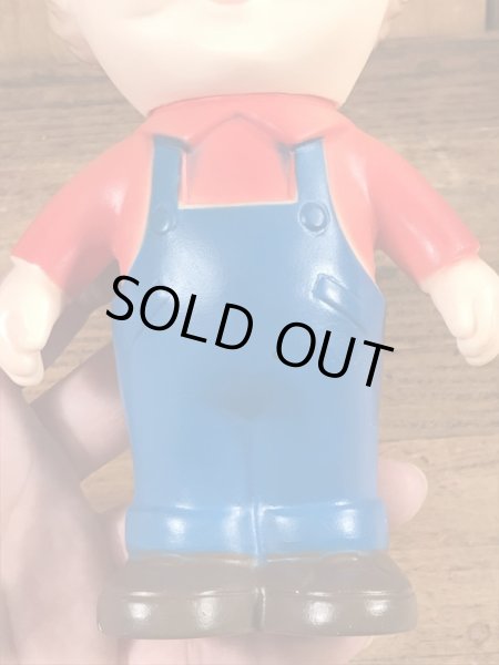 キャンベルスープ　ヴィンテージ　ソフビ人形　企業キャラクター　キャンベルボーイ