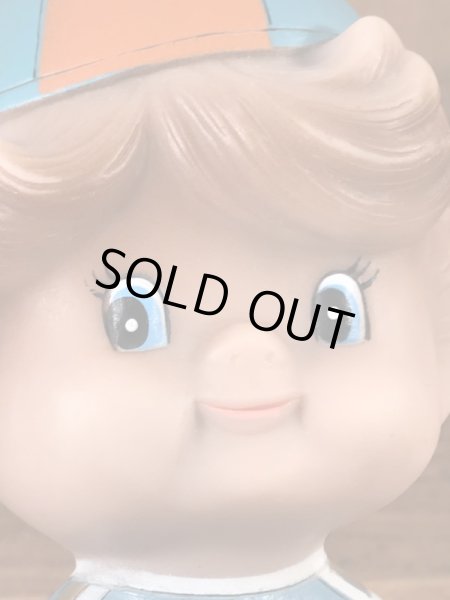 ガーバーキッド　ビンテージ　スクイーズドール　企業キャラクター　ソフビ人形　80年代