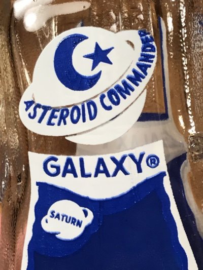 画像1: Galaxy “Asteroid Commander” Spaceman Syrup Bottle　ギャラクシー　ビンテージ　シロップボトル　50年代