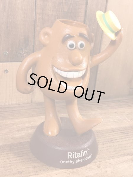 リタリンメン　ビンテージ　ディスプレイフィギュア　アドバタイジングキャラクター　企業物　70年代