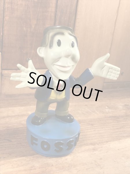 フォッシル ビンテージ ボビングヘッド 企業キャラクター ノベルティ 90年代