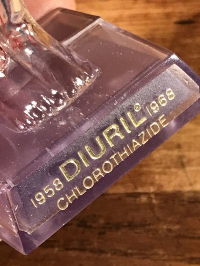 画像3: Merck & Co. “Diuril” Chlorothiazide Display Figure メルクアンドカンパニー ビンテージ ディスプレイフィギュア 企業物 60年代