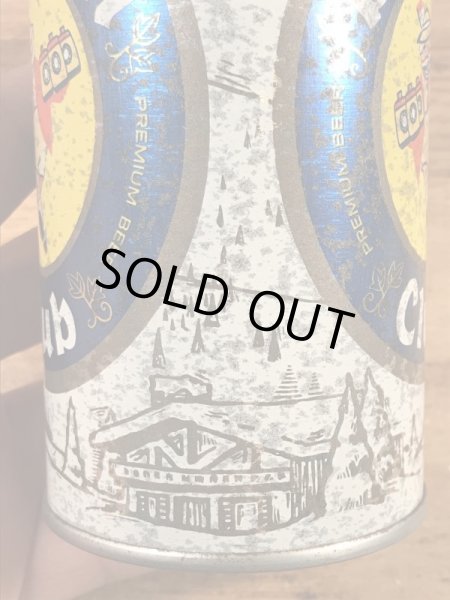 Bauarian Club　ヴィンテージ　Tin缶　企業キャラクター　ビール　60~70’s