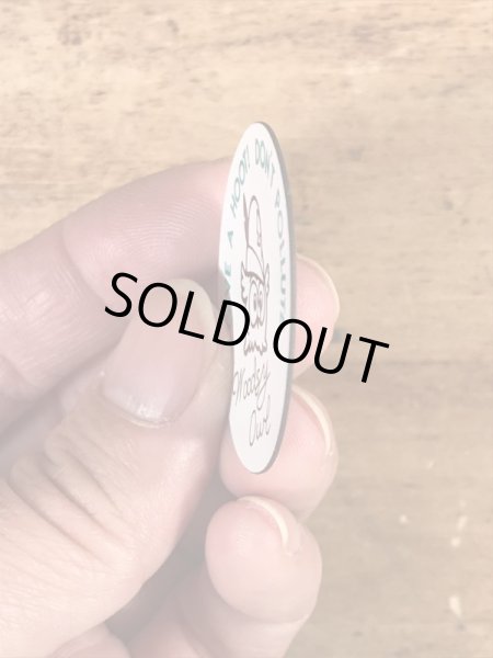 ウッジーオウル　ビンテージ　マグネット　企業キャラクター　70年代