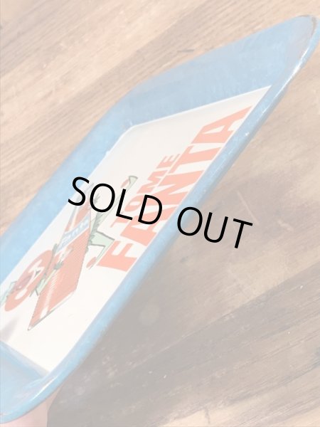 ファンタオレンジ　ヴィンテージ　Tinトレー　アドバタイジングキャラクター　企業物　60’s