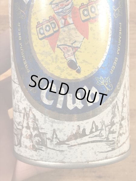 Bauarian Club　ヴィンテージ　Tin缶　企業キャラクター　ビール　60~70’s