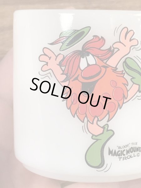 マジックマウンテントロール　ビンテージ　マグカップ　アドバタイジングキャラクター　企業物　フェデラル