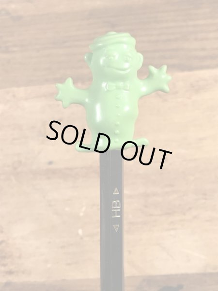 ブーベリー　ビンテージ　ペンシルトッパー　アドバタイジングキャラクター　企業物　70年代