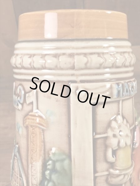 マジックマウンテン　ビンテージ　ビアマグ　アドバタイジングキャラクター　企業物　70年代