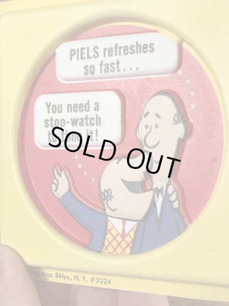 ピールズビール ビンテージ コースター 企業キャラクター バート&ハリー 70年代