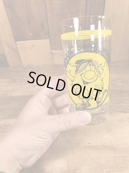 マジックマウンテントロール　ヴィンテージ　ガラスコップ　企業キャラクター　マスコットキャラクター　70’s