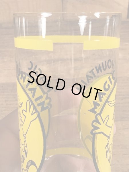 マジックマウンテントロール　ビンテージ　グラス　アドバタイジングキャラクター　企業物　70年代