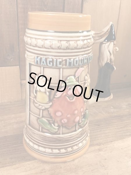 マジックマウンテン　ビンテージ　ビアマグ　アドバタイジングキャラクター　企業物　70年代