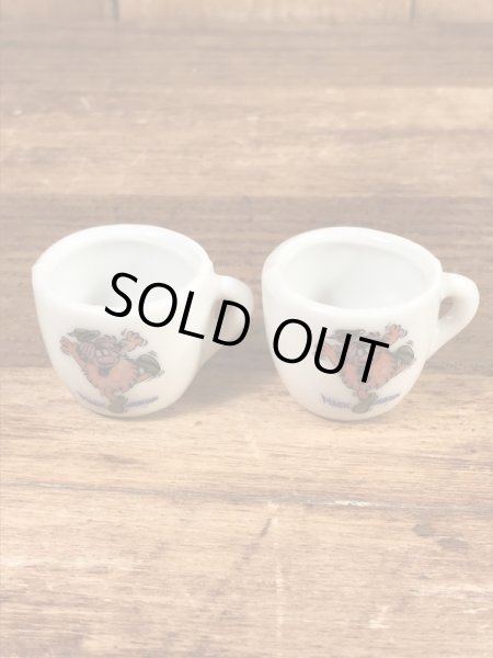 マジックマウンテントロール　ビンテージ　ミニトイチャイナティーセット　企業キャラクター　60年代