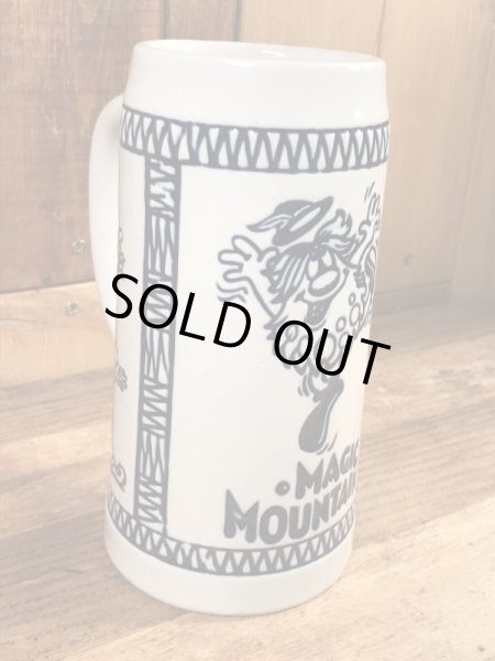 マジックマウンテン　ビンテージ　ジョッキ　企業キャラクター　マスコットキャラクター　70年代