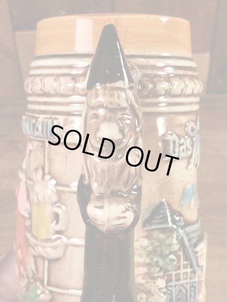 マジックマウンテン　ビンテージ　ビアマグ　アドバタイジングキャラクター　企業物　70年代