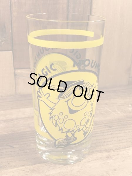 マジックマウンテントロール　ビンテージ　グラス　アドバタイジングキャラクター　企業物　70年代