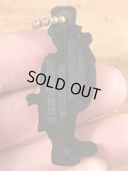 オールドクロウ　ヴィンテージ　キーホルダー　企業キャラクター　ウイスキー　50~60’s