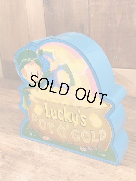 ラッキーチャームス　ヴィンテージ　貯金箱　企業キャラクター　シリアル　80’s