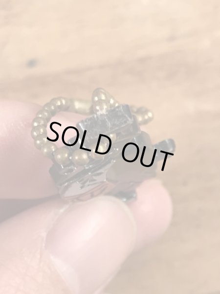 オールドクロウ　ビンテージ　キーチェーン　企業キャラクター　ウイスキー　50~60年代