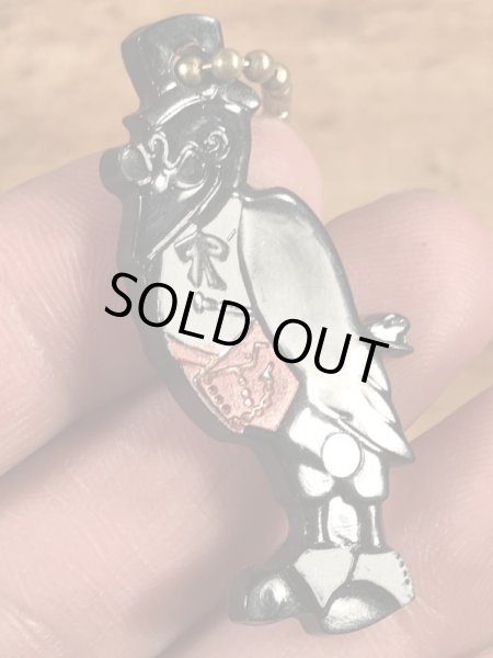 オールドクロウ　ビンテージ　キーチェーン　アドバタイジングキャラクター　企業物　50~60年代