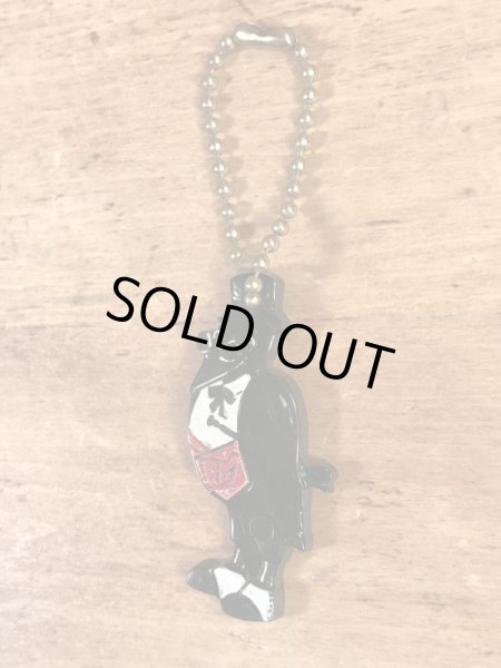 オールドクロウ　ヴィンテージ　キーホルダー　企業キャラクター　ウイスキー　50~60’s