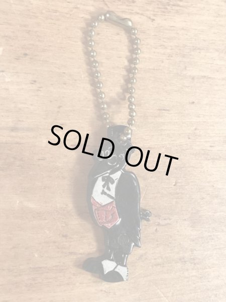 オールドクロウ　ビンテージ　キーチェーン　アドバタイジングキャラクター　企業物　50~60年代