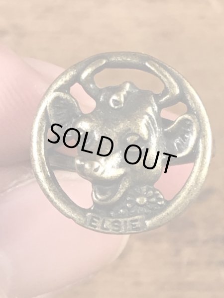 エルシー　ビンテージ　リング　アドバタイジングキャラクター　企業物　ボーデン