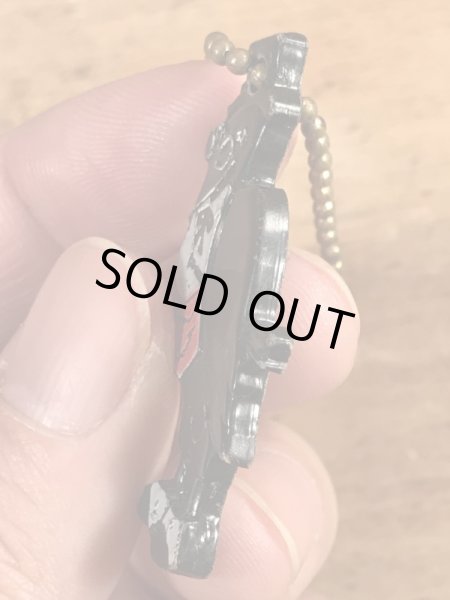 オールドクロウ　ビンテージ　キーチェーン　企業キャラクター　ウイスキー　50~60年代